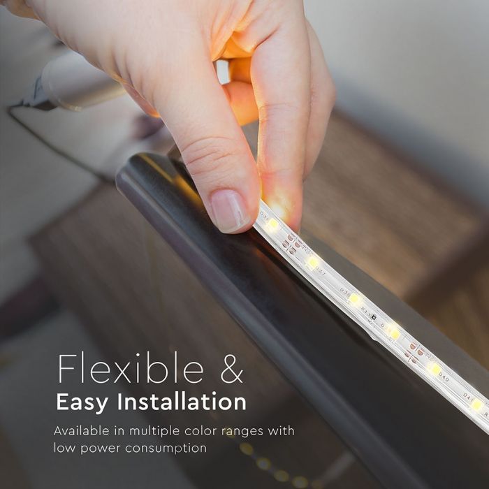 Hind 5m_3.6W/m(400Lm/m) 0.3A/m 60 LED SMD3528 lint, veekindel IP65, V-TAC, SININE valgus