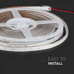 Hind 5m_3.6W/m(400Lm/m) 0.3A/m 60 LED SMD3528 lint, veekindel IP65, V-TAC, SININE valgus