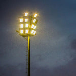 50W (6850Lm) LED-valgusti V-TAC SAMSUNG, IP65, 5-aastane garantii, must, jaheda valge 6500K