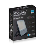 50W (6850Lm) LED-valgusti V-TAC SAMSUNG, IP65, 5-aastane garantii, must, jaheda valge 6500K