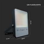 50W (6850Lm) LED-valgusti V-TAC SAMSUNG, IP65, 5-aastane garantii, must, jaheda valge 6500K