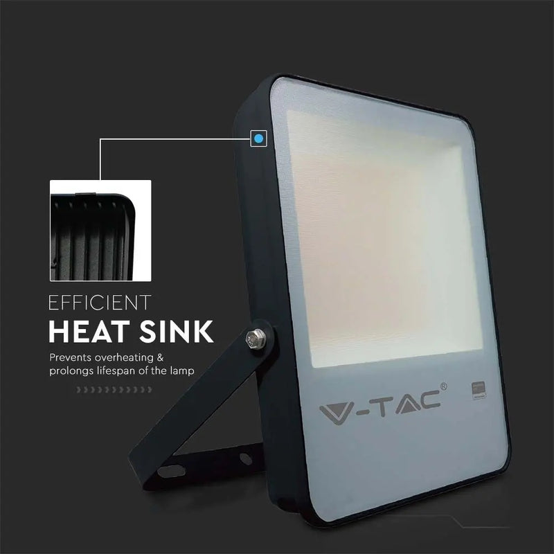 50W(6850Lm) LED Spotlight V-TAC SAMSUNG, IP65, warranty 5 years, black, cold white light 6500K