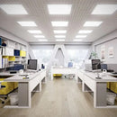 29W(3480Lm) 30-42V LED Panel 595x595mm(600x600mm), V-TAC SAMSUNG, IP20, neutral white light 4000K, complete with power supply unit