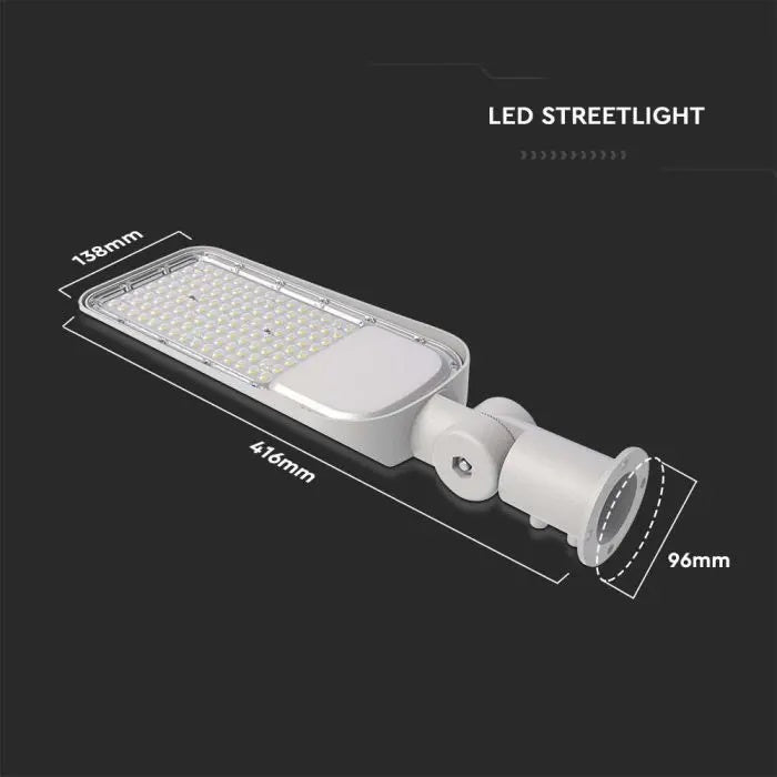 30W(3000Lm) LED Street lamp, V-TAC SAMSUNG, IP65, warranty 5 years, neutral white light 4000K