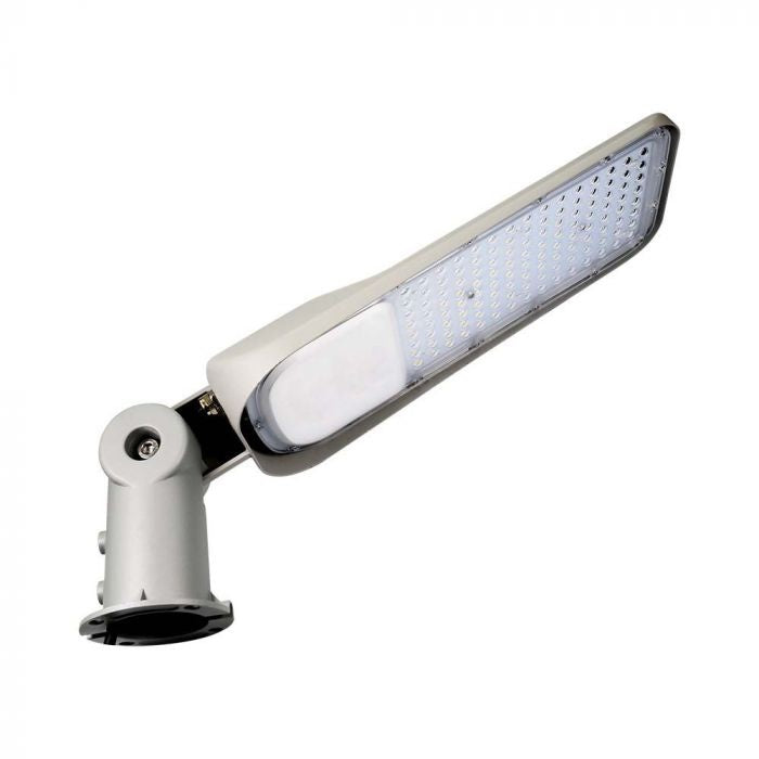30W(3000Lm) LED ielu laterna ar gaismas sensoru, V-TAC SAMSUNG, IP65, garantija 5 gadi, pelēka, auksti balta gaisma 6500K