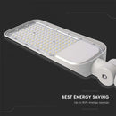 50W(5000Lm) LED street lamp with light sensor, V-TAC SAMSUNG, IP65, warranty 5 years, gray, cold white light 6500K