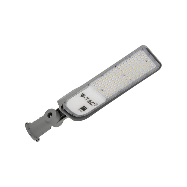 Уличный светодиодный фонарь 150W(120Lm/W) с датчиком освещенности, IP65, V-TAC SAMSUNG, холодный белый свет 6500K