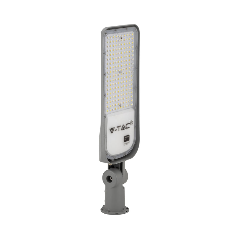150W(120Lm/W) LED-gatlykta med ljussensor, IP65, V-TAC SAMSUNG, kallvitt ljus 6500K