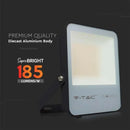 50W(7870Lm) LED Spotlight V-TAC SAMSUNG, IP65, warranty 5 years, black body with gray glass, cold white light 6400K