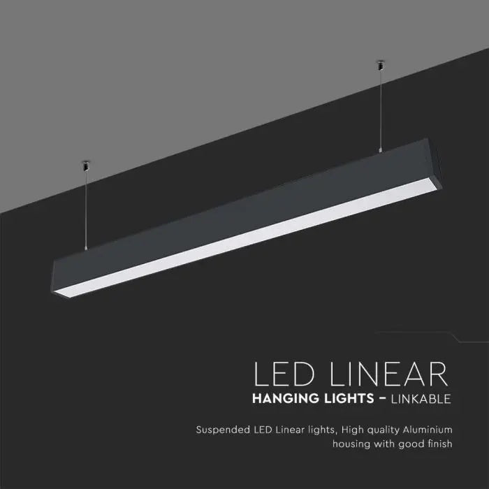40W(3300Lm) LED lineaarne valgusti, V-TAC SAMSUNG, IP20, rippvalgusti, 5 aastat garantiid, külmvalge 6400K