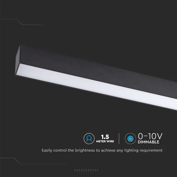 40W(3300Lm) LED lineaarne valgusti, V-TAC SAMSUNG, IP20, rippvalgusti, 5 aastat garantiid, külmvalge 6400K