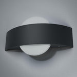 PARAUGA IZPĀRDOŠANA_10.5W(400Lm) LEDVANCE LED Fasādes gaismeklis, IP44, pelēks, garantija 5 gadi, silti balta gaisma 3000K