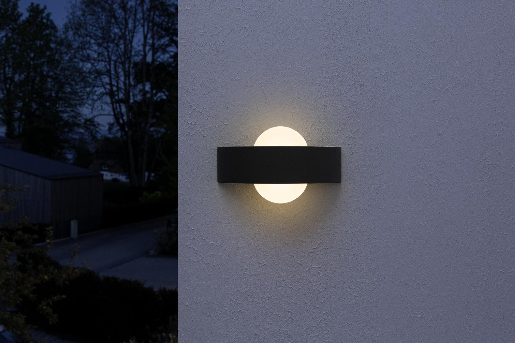 PARAUGA IZPĀRDOŠANA_10.5W(400Lm) LEDVANCE LED Fasādes gaismeklis, IP44, pelēks, garantija 5 gadi, silti balta gaisma 3000K