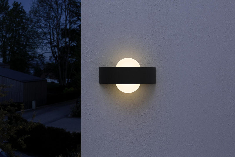 Фасадный светодиодный светильник LEDVANCE 10,5Вт(400Лм), IP44, серый, гарантия 5 лет, теплый белый 3000К