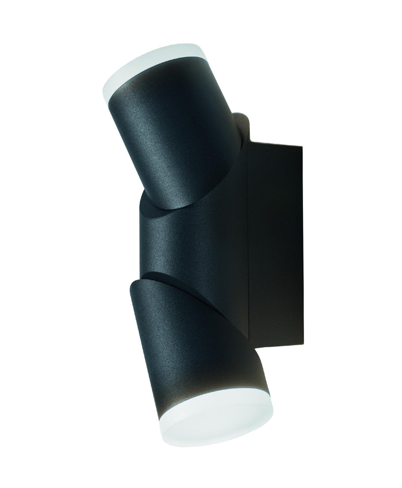 Фасадный светодиодный светильник LEDVANCE 12,5Вт(700Лм), IP44, серый, двухсторонний, гарантия 5 лет, теплый белый свет 3000К