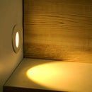 3W(270Lm) LED kāpņu gaismeklis, V-TAC, IP20, balts, apaļš, neitrāli balta gaisma 4000K