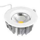 40W(4200Lm) LED COB reflektors iebūvējams griestu gaismeklis, V-TAC, IP20, apaļš, balts, neitrāli balta gaisma 4000K