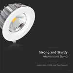 30W(3100Lm) LED COB reflektorarmatur, V-TAC SAMSUNG, 5 års garanti, IP20, kallvitt ljus 6500K