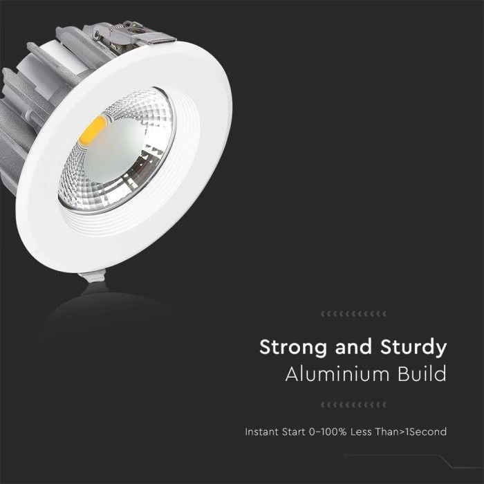 30W(3100Lm) LED COB reflektorarmatur, V-TAC SAMSUNG, 5 års garanti, IP20, kallvitt ljus 6500K