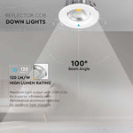 30W(3100Lm) LED COB reflector light, V-TAC SAMSUNG, warranty 5 years, IP20, neutral white light 4500K