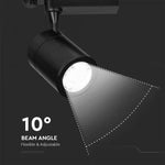 35W(3000Lm) LED-ljusramp, IP20, COB, V-tac, neutralvit 4000K