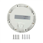 2W(80Lm) LED kāpņu gaismeklis, V-TAC, IP65, balts, apaļš, neitrāli balta gaisma 4000K