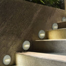 2W(80Lm) LED iebūvējams Kāpņu gaismeklis, apaļš, balts, V-TAC, IP20, silti balta gaisma 3000K