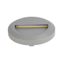 2W(80Lm) LED kāpņu gaismeklis, V-TAC, IP65, pelēks, apaļš, silti balta gaisma 3000K