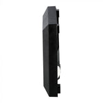 2W(80Lm) LED trepivalgusti, V-TAC, IP65, must, kandiline, soe valge valgus 3000K
