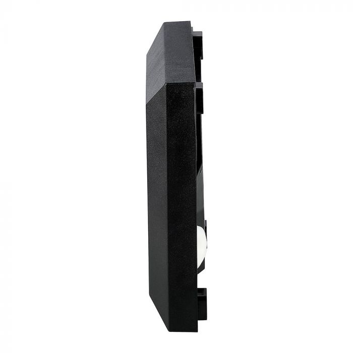 2W(80Lm) LED trepivalgusti, V-TAC, IP65, must, kandiline, soe valge valgus 3000K