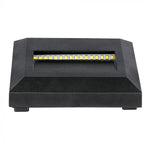 2W(80Lm) LED trepivalgusti, V-TAC, IP65, must, kandiline, soe valge valgus 3000K