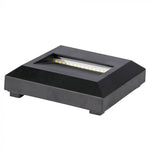 2W(80Lm) LED trepivalgusti, V-TAC, IP65, must, kandiline, soe valge valgus 3000K