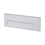 3W(110Lm) LED kāpņu gaismeklis, V-TAC, IP65, balts, kvadrāta, neitrāli balta gaisma 4000K