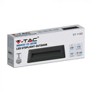 3W(110Lm) LED-trapphusarmatur, V-TAC, IP65, svart, fyrkantig, varmvitt ljus 3000K