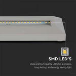 3W(110Lm) LED trepikoda, V-TAC, kandiline, hall, IP65, neutraalne valge 4000K