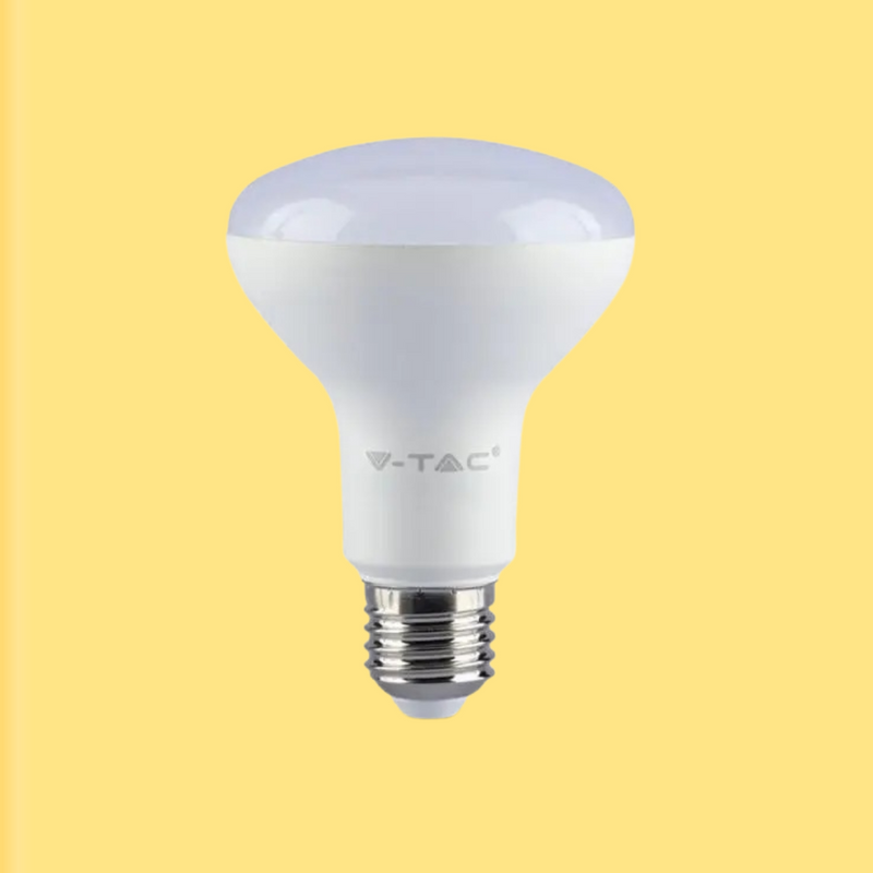 E27 11W(1055Lm) LED Spuldze V-TAC SAMSUNG, R80, IP20, silti balta gaisma 3000K