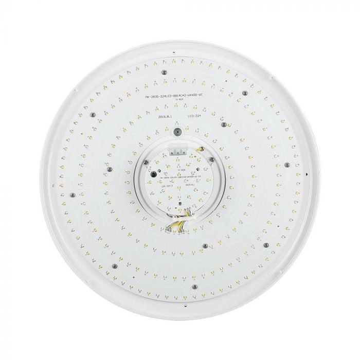 SUPERACTION_60W(6000Lm) LED V-TAC дизайн круглый купольный светильник с дистанционным управлением, IP20, белый, в форме звезды, диммируемый, 3/1