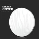 60W(6000Lm) LED V-TAC dizaina apaļš kupola gaismeklis ar tālvadības pulti, IP20, balts, dimmējams, 3/1