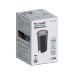 1W(51Lm) 12V LED dārza gaismeklis, IP67, V-TAC, sudraba, auksti balta gaisma 6400K
