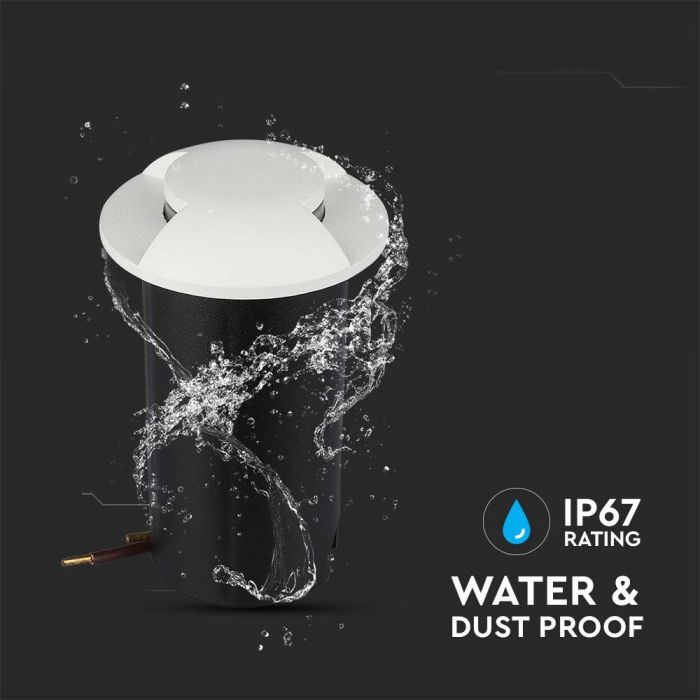 1W(50Lm) 12V LED garden light, IP67, V-TAC, white, cold white light 6400K