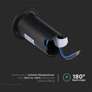 1W(50Lm) 12V LED garden light, IP67, V-TAC, black, warm white light 3000K