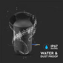 1W(50Lm) 12V LED garden light, IP67, V-TAC, black, warm white light 3000K