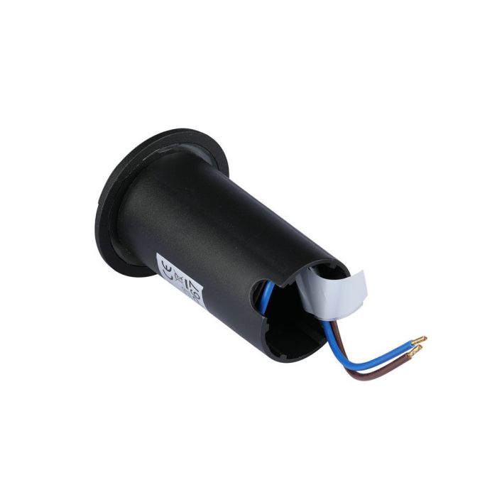 1W(50Lm) 12V LED garden light, IP67, V-TAC, black, warm white light 3000K