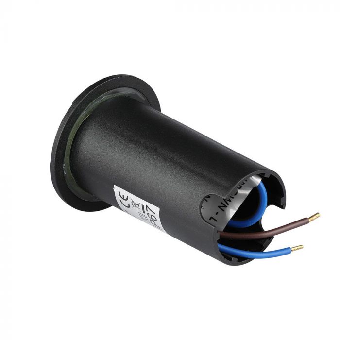 1W(50Lm) 12V LED-trädgårdslampa, IP67, V-TAC, svart, kallvit 6400K