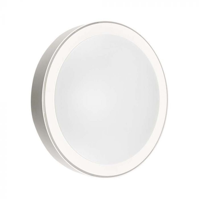 40W(4000Lm) LED V-TAC design rund kupolarmatur med fjärrkontroll, IP20, vit, dimbar, 3/1
