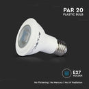 E27 5.8W(425Lm) LED лампа V-TAC SAMSUNG, PAR20, IP20, холодный белый 6500K