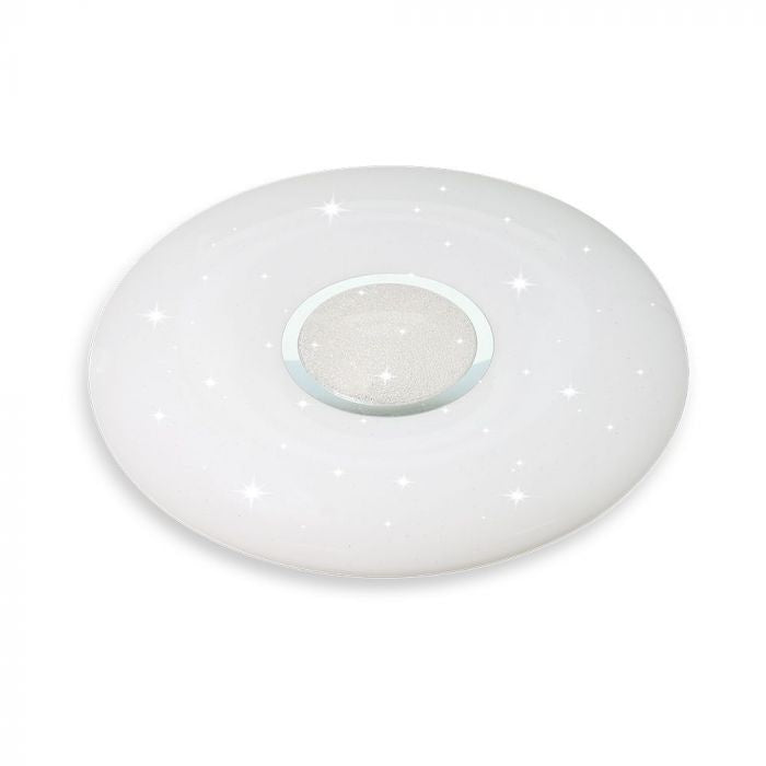 LED V-TAC disainiga ümmargune kuppelvalgusti kaugjuhtimispuldiga, IP20, valge, timmitav, 3/1