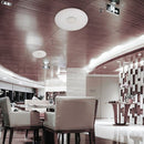 40W(4000Lm)  LED V-TAC dizaina apaļš kupola gaismeklis ar tālvadības pulti, IP20, balts, dimmējams, 3/1