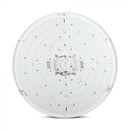 72W(7200Lm) LED V-TAC dizaina apaļš kupola gaismeklis ar tālvadības pulti, IP20, balts, dimmējams, 3/1, 670x80mm
