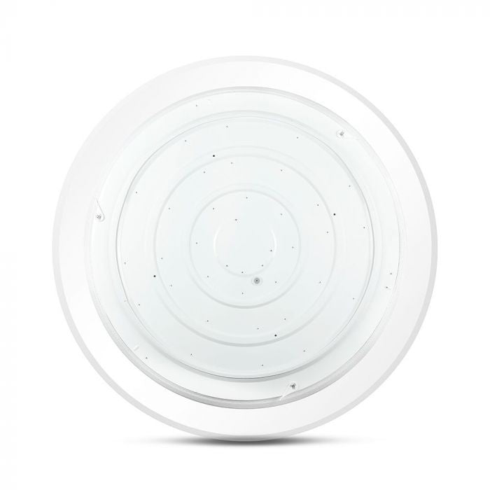 Светильник круглый купольный LED V-TAC design с пультом ДУ, IP20, белый, диммируемый, 3/1, 670x80 мм